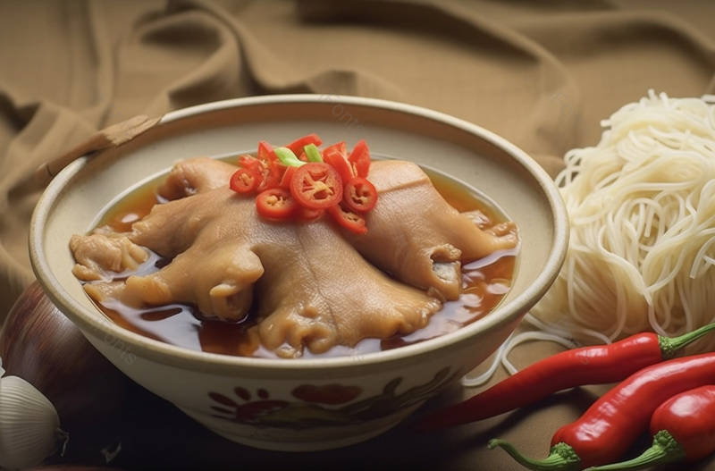猪脚面线健康美食饭店摄影图,高清,摄影图,摄影图片,图片大全,摄影图免费下载